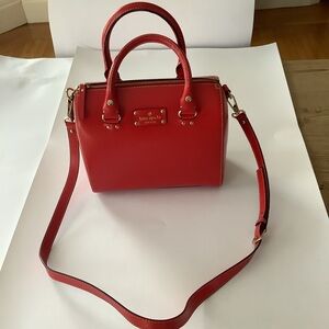 NWOT Kate Spade Wellesley Alessa Leather Crossbody/Satchel